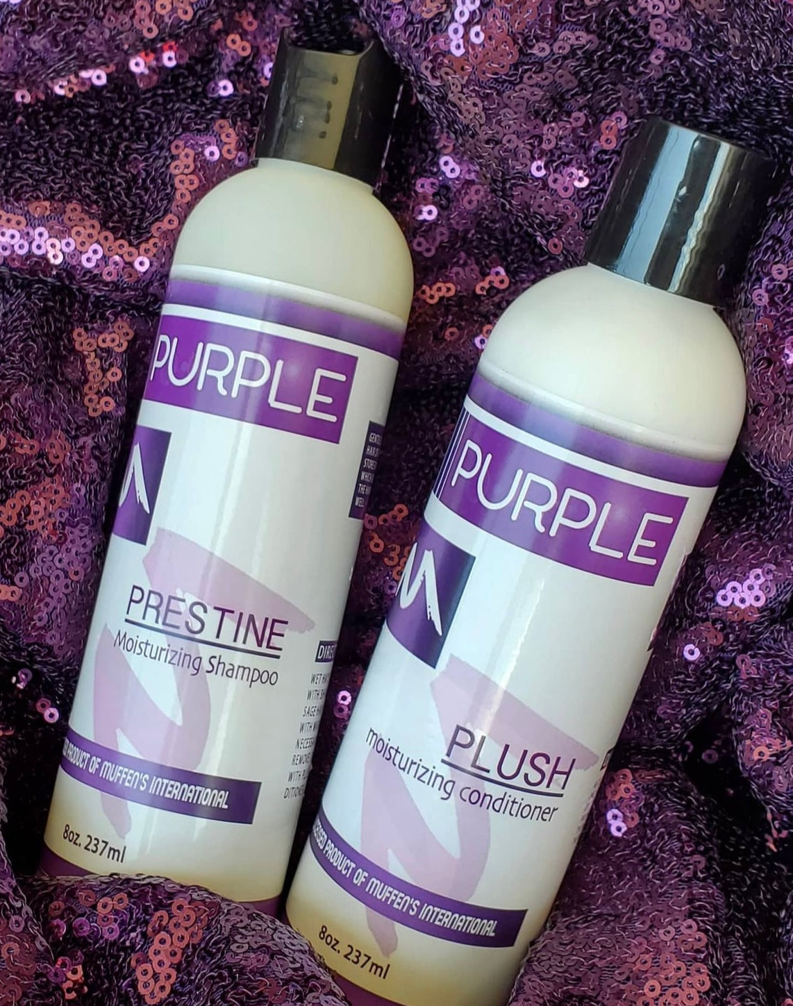 "Prestine" & "Plush" - Moisterizing Shampoo & Conditioner