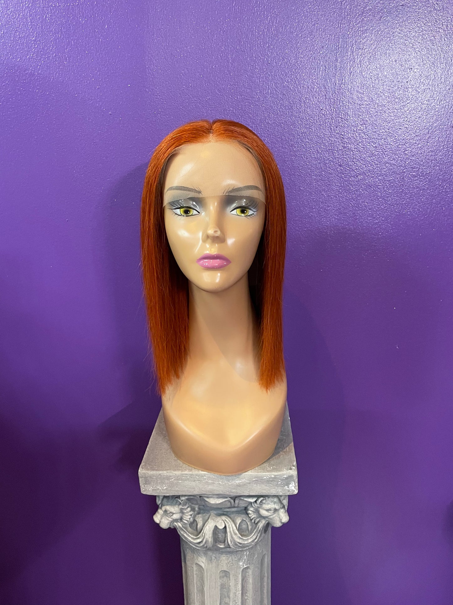 Custom Colored Frontal Lace Bob 12”