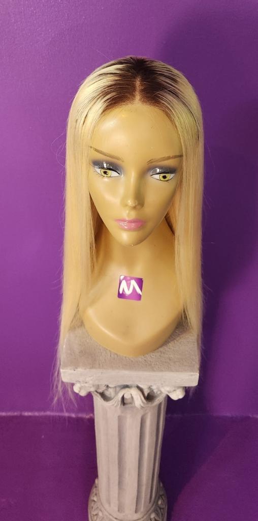 24” Straight Closure Wig Custom Made Custom Color size 22