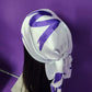 Silver & Purple Signature Summer Square Scarf