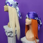 Silver & Purple Signature Summer Square Scarf